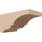 Ekena Millwork 5"W x 10"D x 5"H Wide Asheboro Rough Cedar Woodgrain TimberThane Corbel, Primed Tan CORUR05X10X05ASHRCPR - alternate 1
